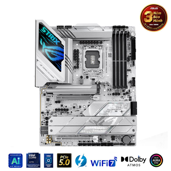 Mainboard Asus ROG STRIX Z890-A GAMING WIFI DDR5 (Intel Z890, Socket LGA1851, ATX, 4 khe RAM DDR5)