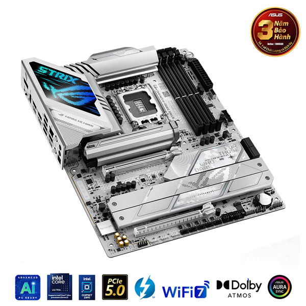 Mainboard Asus ROG STRIX Z890-A GAMING WIFI DDR5 (Intel Z890, Socket LGA1851, ATX, 4 khe RAM DDR5)