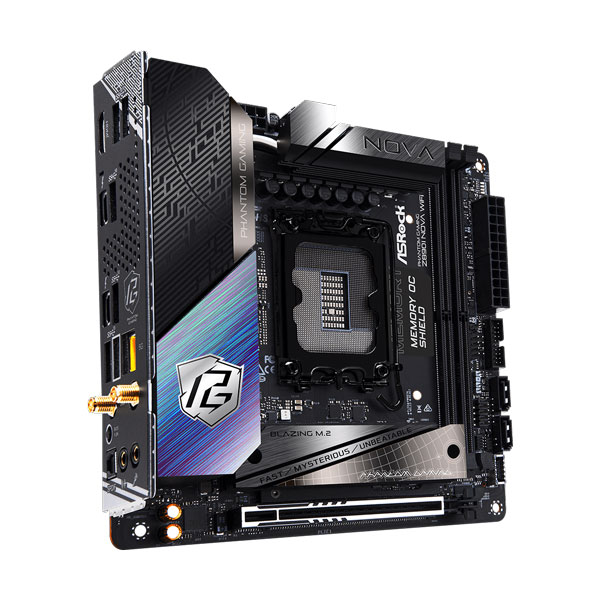 Mainboard Asrock Z890I Nova WiFi DDR5 (Intel Z890, Socket LGA1851, Mini - ITX, 2 khe RAM DDR5)