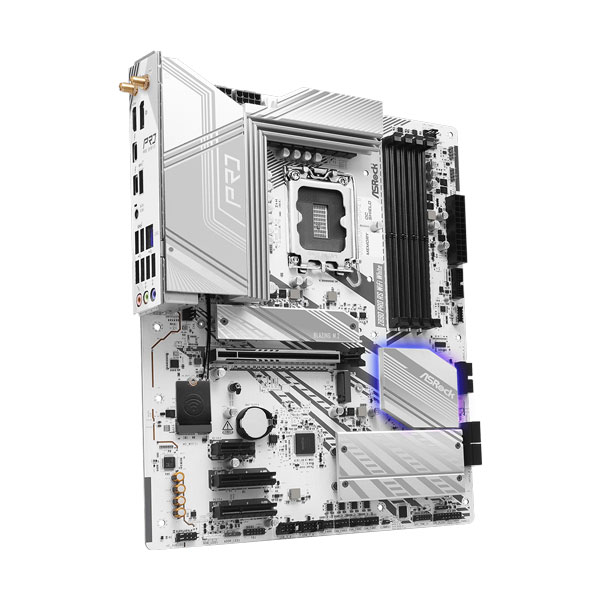 Mainboard Asrock Z890 PRO RS WIFI WHITE DDR5 (Intel Z890, Socket LGA1851, ATX, 4 khe RAM DDR5)