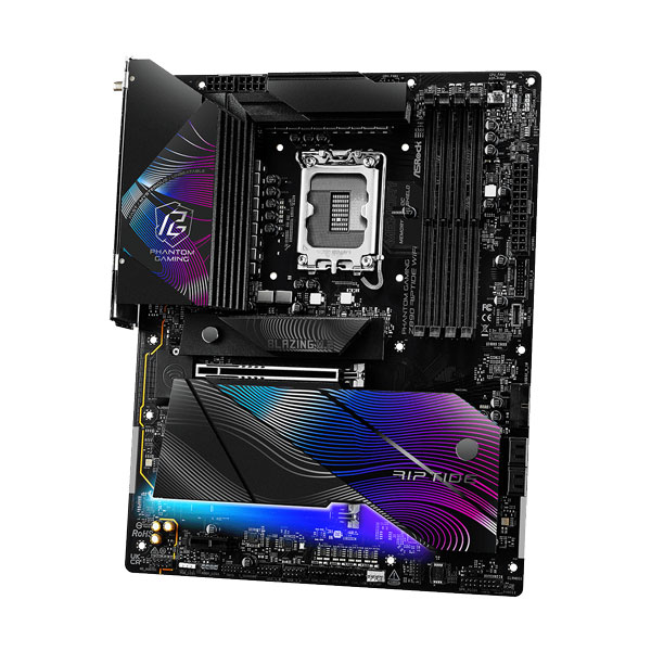 Mainboard Asrock Z890 Riptide WiFi DDR5 (Intel Z890, Socket LGA1851, ATX, 4 khe RAM DDR5)