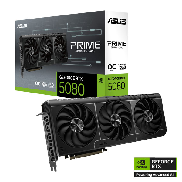 Card màn hình ASUS PRIME RTX 5080 16GB GDDR7 OC EDITION