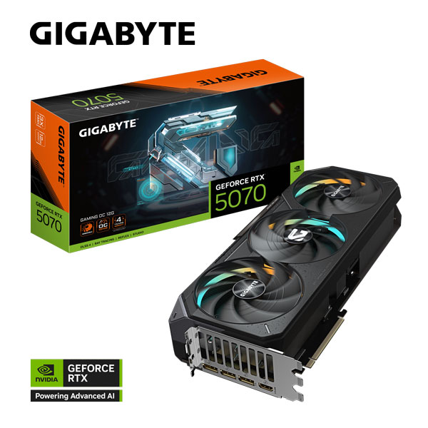 Card màn hình GIGABYTE RTX 5070 Ti GAMING OC 16G (GV-N507TGAMING OC-16GD)