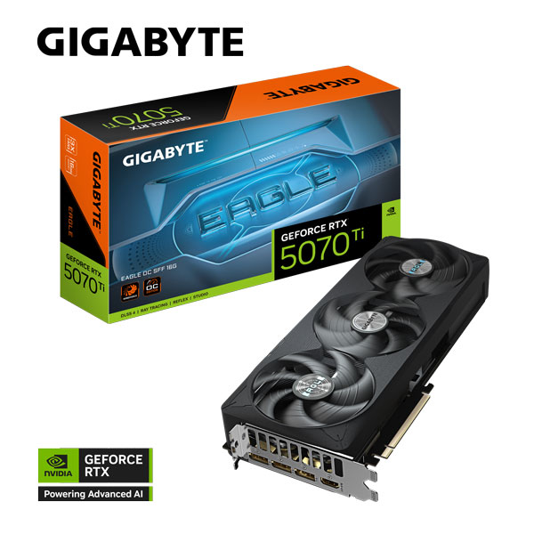 Card màn hình GIGABYTE RTX 5070 Ti EAGLE OC SFF 16G (GV-N507TEAGLE OC-16GD)