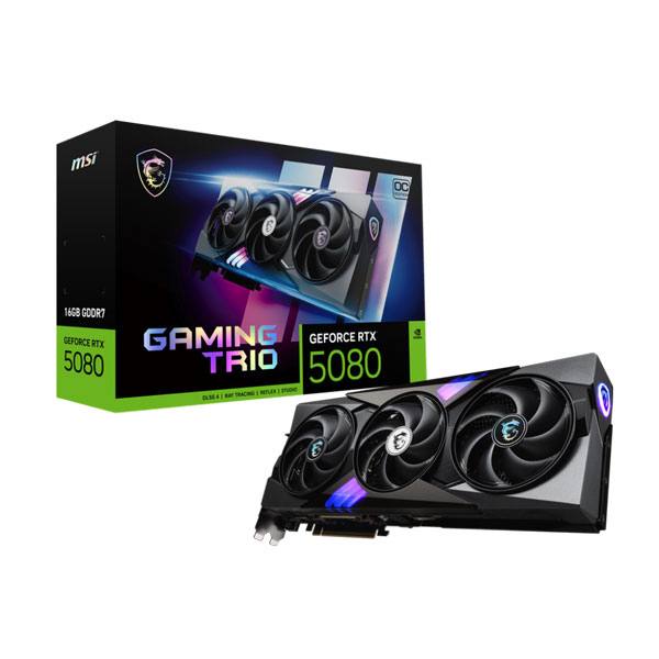 Card màn hình MSI RTX 5080 16G GAMING TRIO OC