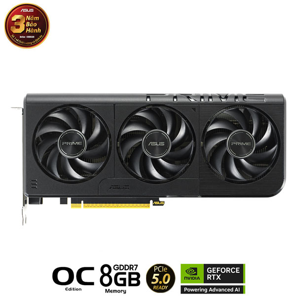 Card màn hình ASUS PRIME RTX 5060 Ti 8GB GDDR7 OC Edition