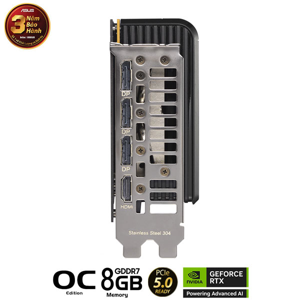 Card màn hình ASUS PRIME RTX 5060 Ti 8GB GDDR7 OC Edition
