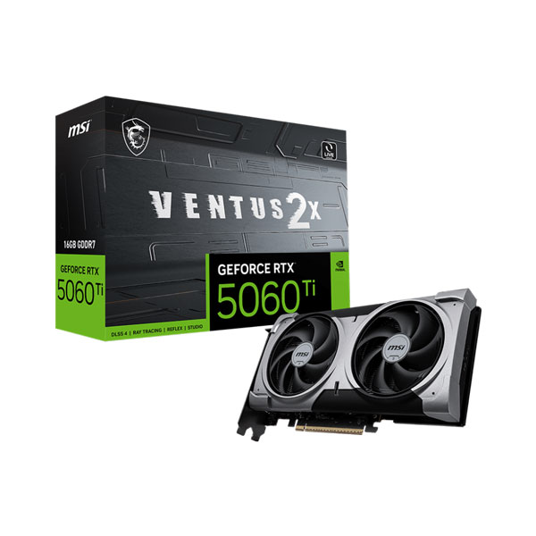 Card màn hình MSI RTX™ 5060 Ti 16G VENTUS 2X PLUS