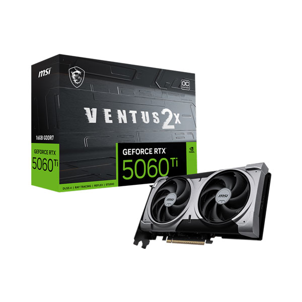 Card màn hình MSI RTX™ 5060 Ti 16G VENTUS 2X OC PLUS