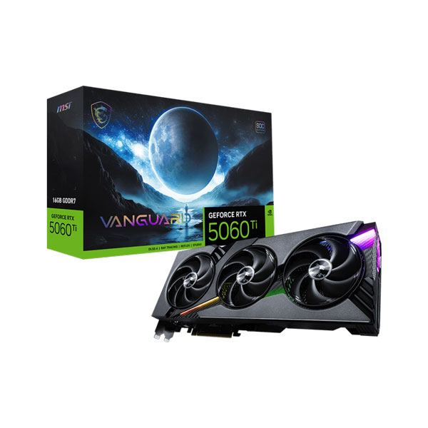 Card màn hình MSI RTX™ 5060 Ti 16G VANGUARD SOC
