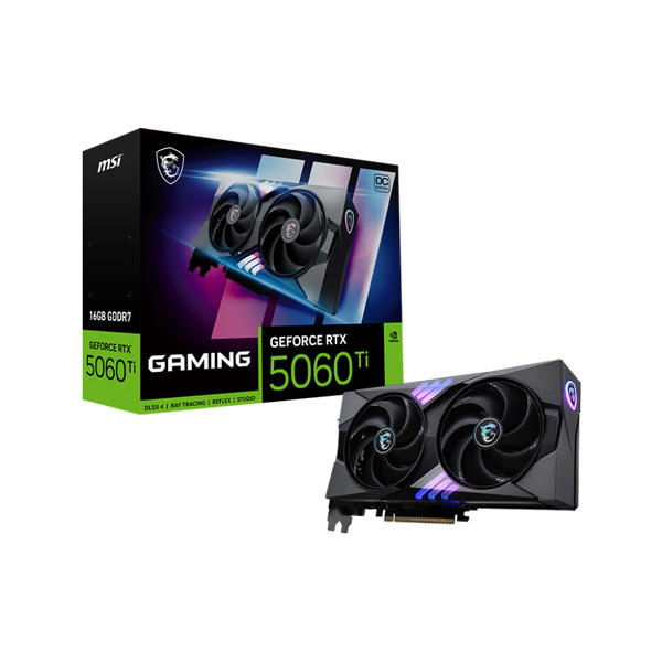 Card màn hình MSI RTX™ 5060 Ti 16G GAMING OC