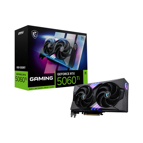 Card màn hình MSI RTX™ 5060 Ti 8G GAMING OC