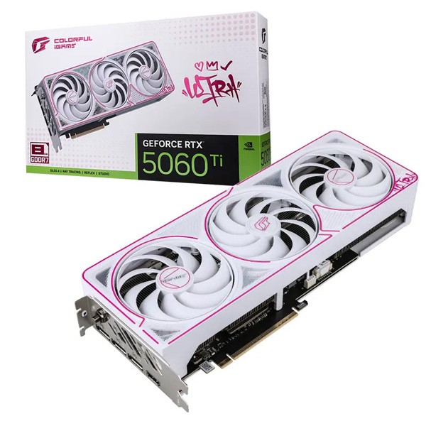 Card màn hình Colorful iGame RTX 5060 Ti Ultra W OC 8GB-V