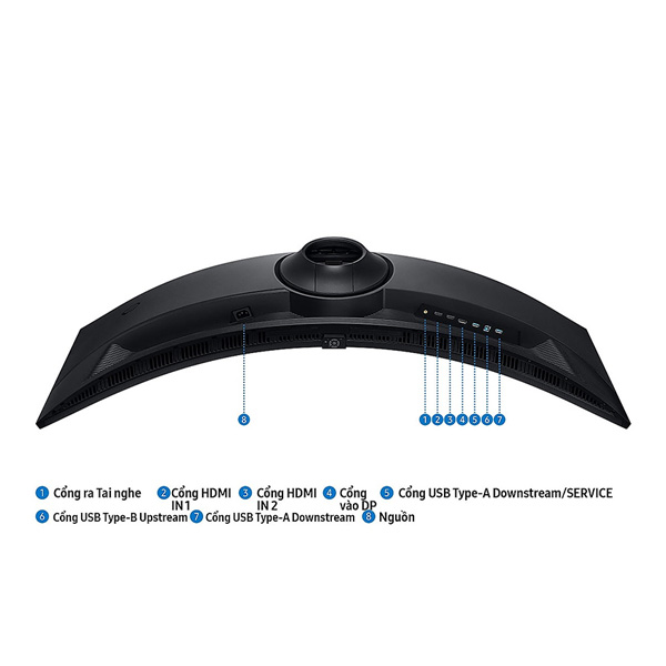 Màn hình Samsung Odyssey G9 G91F LS27FG900XEXXV (49 inch/ DQHD/ VA/ 144Hz/ 1ms/ Cong)
