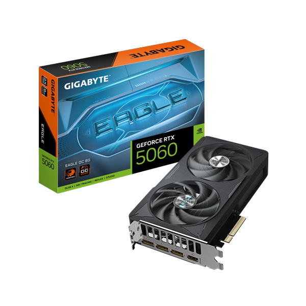 Card màn hình GIGABYTE RTX™ 5060 EAGLE OC 8G (GV-N5060EAGLE OC-8GD)