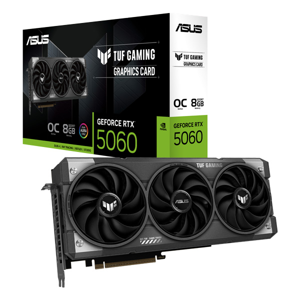 Card màn hình ASUS TUF Gaming GeForce RTX™ 5060 8GB GDDR7 OC Edition