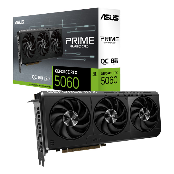 Card màn hình ASUS Prime GeForce RTX™ 5060 8GB GDDR7 OC Edition