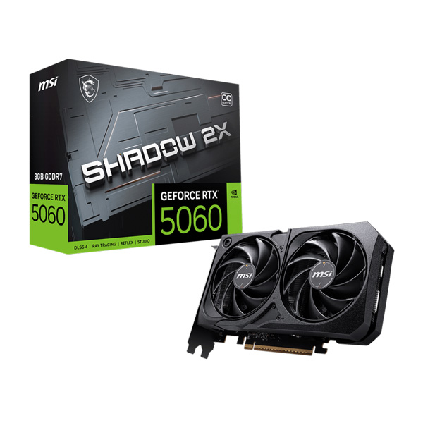 Card màn hình MSI RTX 5060 8G SHADOW 2X OC