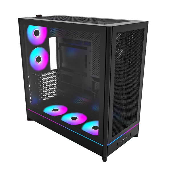 Vỏ Case Montech Air HS01 PRO (ATX, Micro ATX, Mini-ITX/ Black/ Mặt lưới)