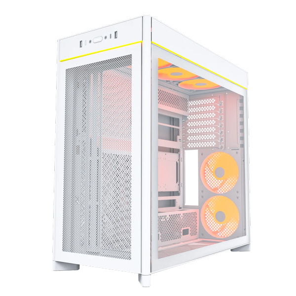 Vỏ Case Montech Air HS01 PRO (ATX, Micro ATX, Mini-ITX/ White/ Mặt lưới)