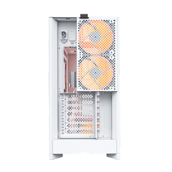 Vỏ Case Montech Air HS01 PRO (ATX, Micro ATX, Mini-ITX/ White/ Mặt lưới)