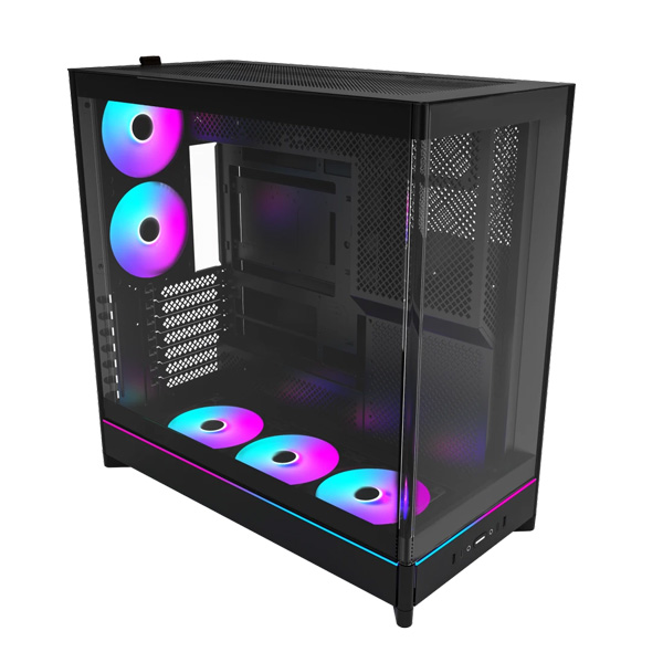Vỏ Case Montech  HS02 PRO (ATX, Micro ATX, Mini-ITX/ Black/ Mặt kính)