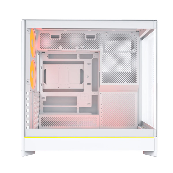 Vỏ Case Montech HS02 PRO (ATX, Micro ATX, Mini-ITX/ White/ Mặt kính)