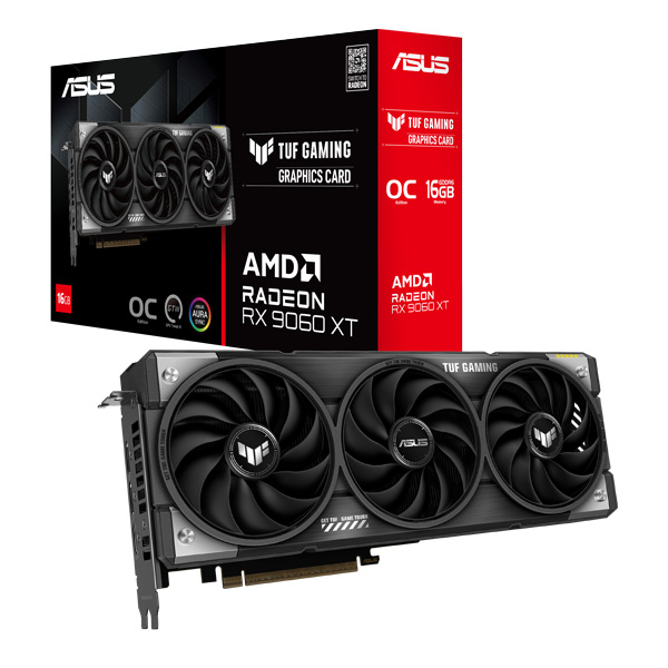 Card màn hình ASUS TUF Gaming Radeon™ RX 9060 XT 16GB GDDR6 OC Edition