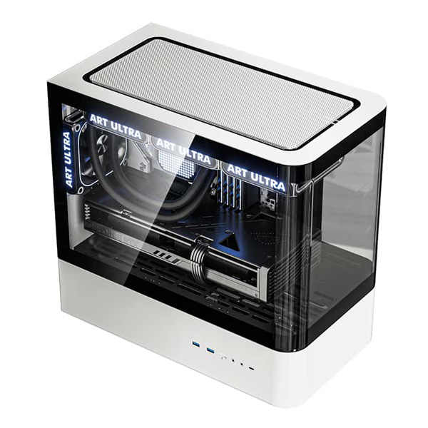 Vỏ Case ART ULTRA HM1 (ATX, Micro ATX, Mini-ITX/ White/ Mặt kính)
