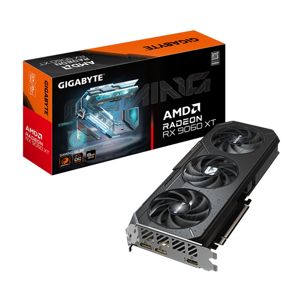 Card màn hình Gigabyte Radeon™ RX 9060 XT GAMING OC 8G (GV-R9060XTGAMING OC-8GD)
