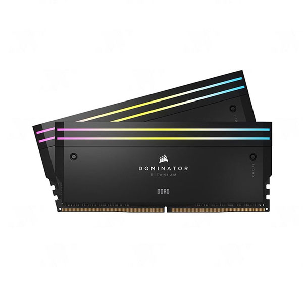 Ram Desktop Corsair Dominator Titanium RGB Black 32GB(2x16) DDR5 6000Mhz (CMP32GX5M2B6000C30)