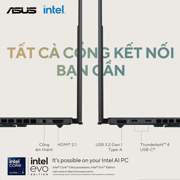 Laptop Asus Zenbook Duo UX8406CA-PZ109WS (Ultra 9 285H/ 32GB RAM/ 1TB SSD/ 14 inch 3K Touch/ 120Hz/ Win 11/ Office/ Gray/ Vỏ nhôm/ Bút)