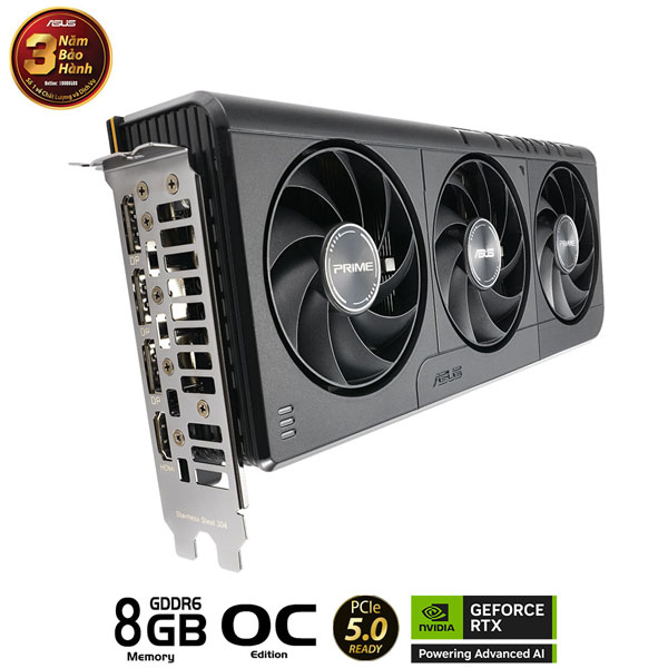 Card màn hình ASUS PRIME RTX 5050 8GB GDDR6 OC Edition