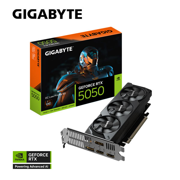 Card màn hình GIGABYTE RTX™ 5050 OC Low Profile 8G (GV-N5050OC-8GL)