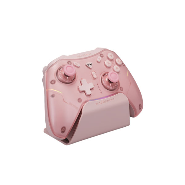 Tay cầm chơi game không dây Machenike G5 Pro Max Tri-mode Set Pink