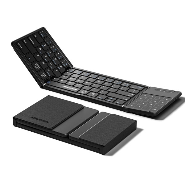 Bàn phím gấp không dây Newmen BK66 (Bluetooth/ Black)
