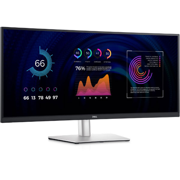 Màn hình Dell P3424WE (34Inch/ UWQHD (3440x1440)/ 5ms/ 60HZ/ IPS/ Lan/USB-C)