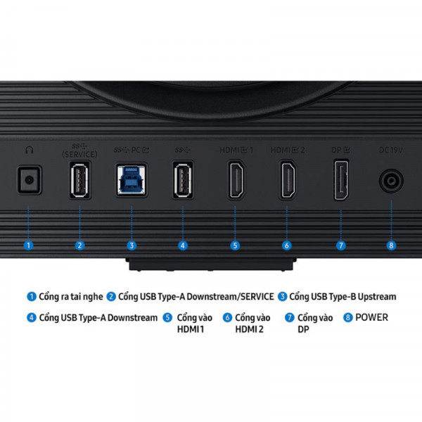 Màn hình Samsung Odyssey G7 G70F LS27FG702EEXXV (27 inch - 4K - IPS - 180Hz)