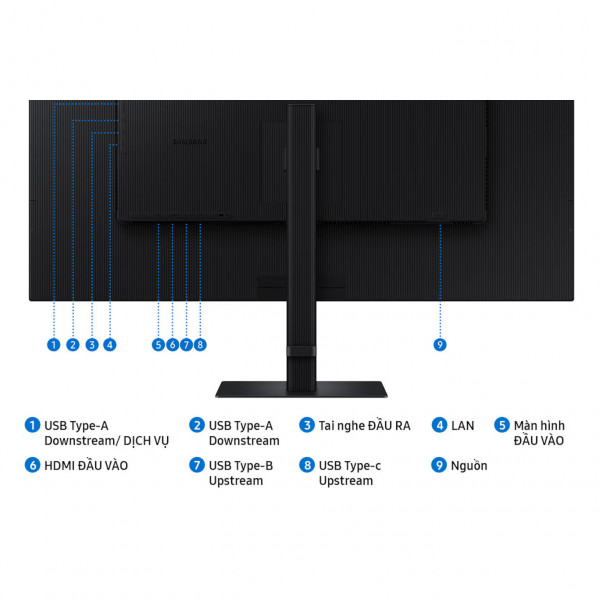 Màn hình Samsung ViewFinity S8 S80UD LS37D800UAEXXV (37.0 inch/ 4K/ VA/ 60Hz/ 5ms)