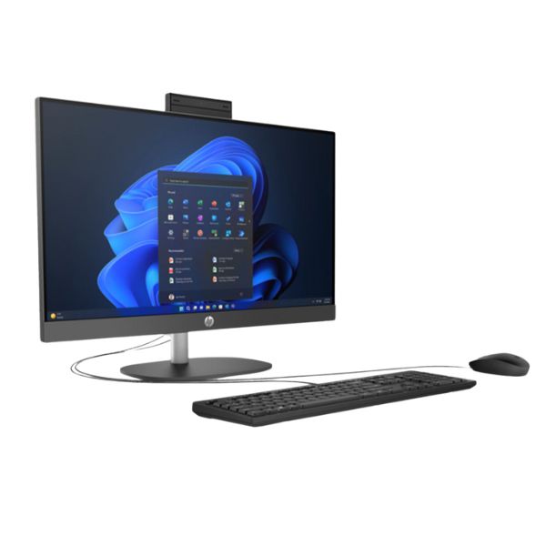 Máy tính All in one HP ProOne 240 G10 9H0B4PT (Core i7 1355U/ 16GB RAM/ 512GB SSD/ 23.8Inch/ Key/ Mouse/ Win11/ Black)