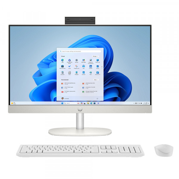 Máy tính All in one HP 24 cr2011d C20C9PA (Ultra 7 255U/ 16GB RAM/ 512GB SSD/ 23.8inch/ White)