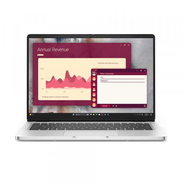 Laptop Dell Pro 14 PC14250 42LTU7PC14250 (Ultra 7 255U/ 16GB RAM/ 512GB SSD/ 14 inch FHD+/ Win 11 Pro/ Silver)