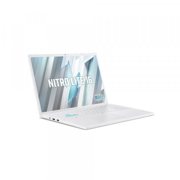 Laptop Acer Gaming Nitro Lite 16 NL16-71G-71UJ (Core i7 13620H/ 16GB RAM/ 512GB SSD/ RTX 3050 6Gb/ 16 inch FHD+/ 165Hz/ Win11/ White)