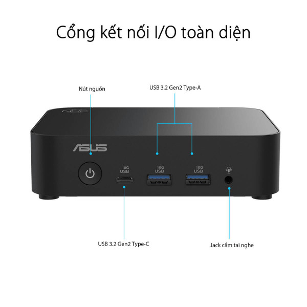 Máy tính mini Asus NUC 14 Essential NUC14MNK150 (Intel N150/ NoOS)