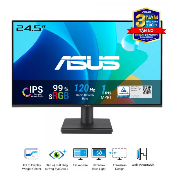 Màn hình ASUS VA259HGA (24.5Inch/ Full HD/ 1ms/ 120Hz/ IPS/ Loa)
