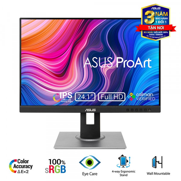 Màn hình Asus ProArt PA248QFV (24Inch/ WUXGA (1920x1200)/ 5ms/ 100HZ/ IPS/ Loa)