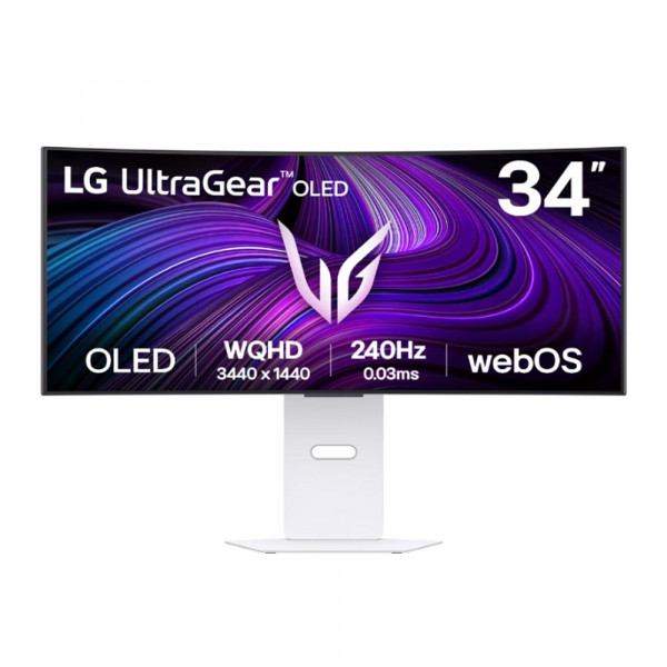 Màn hình LG UltraGear 34GX90SA-W (34Inch/ 0.03ms/ 240Hz/ OLED/ Loa/G-SYNC Compatible)