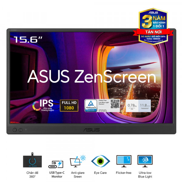 Màn hình di động Asus MB169CK (15.6Inch/ Full HD/ IPS)
