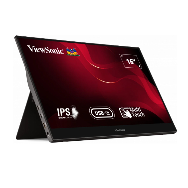 Màn hình di động cảm ứng ViewSonic Viewsonic TD1655 (15.6Inch/ Full HD/ 60HZ/ IPS/ Loa/ USB- C)