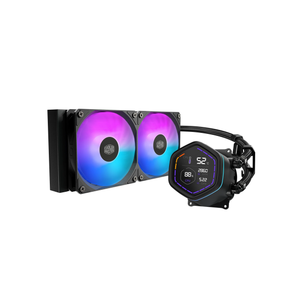 Tản nhiệt AIO CPU Cooler Master MasterLiquid Core Nex Digital 240 Black